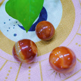 Red agate sphere